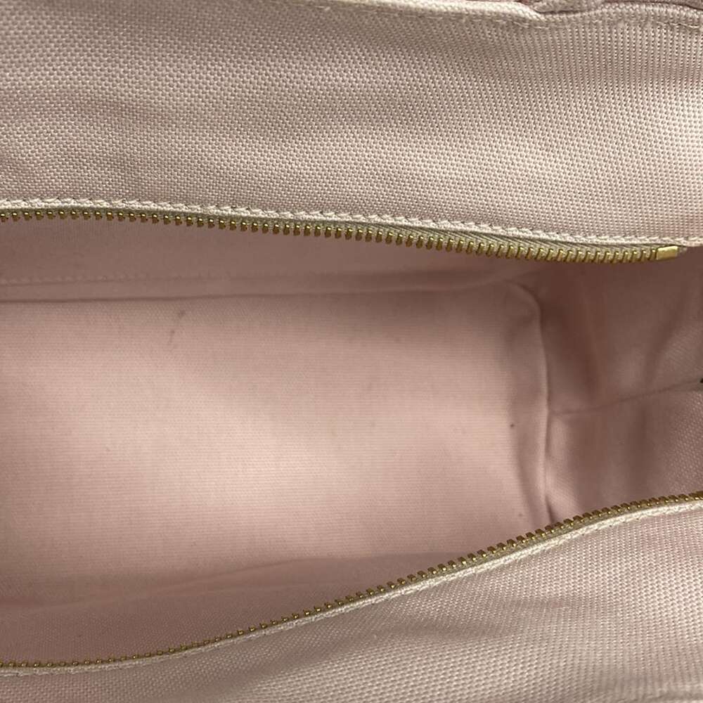 Prada Handbag 1BG835 Pink Rattan Canvas - Picture 7 of 8